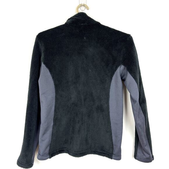 Eastern Mountain Sports Black high pile full zip fleece polartec jacket Small - Picture 5 of 8